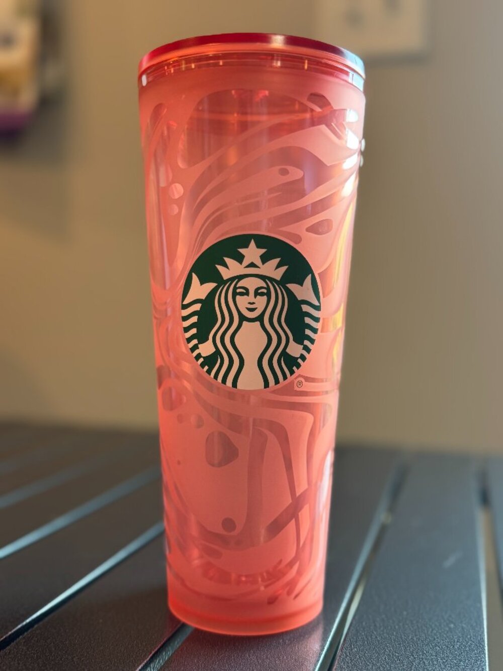 Starbucks Frosted Melon Color Tumbler